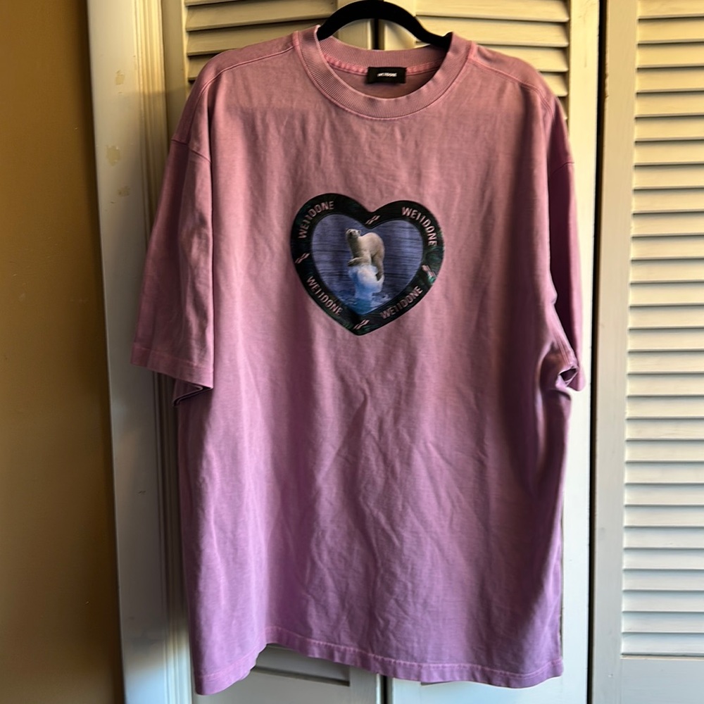 We11Done Geo thermal color changing Polar bear top
